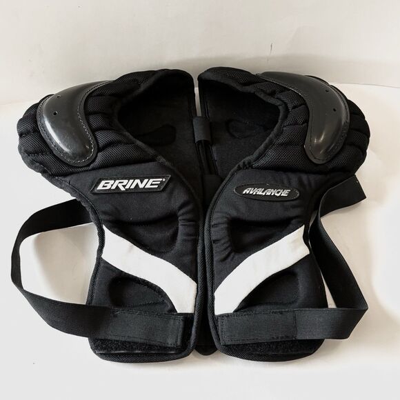 BRINE Lacrosse Gear Set Adult Shoulder Pads LSP9C3 and Gloves L33 - Picture 3 of 11